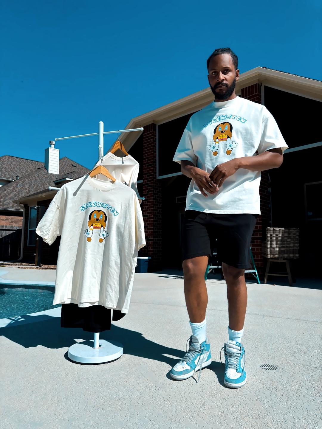 For the City "Screwston" Oversized Tee